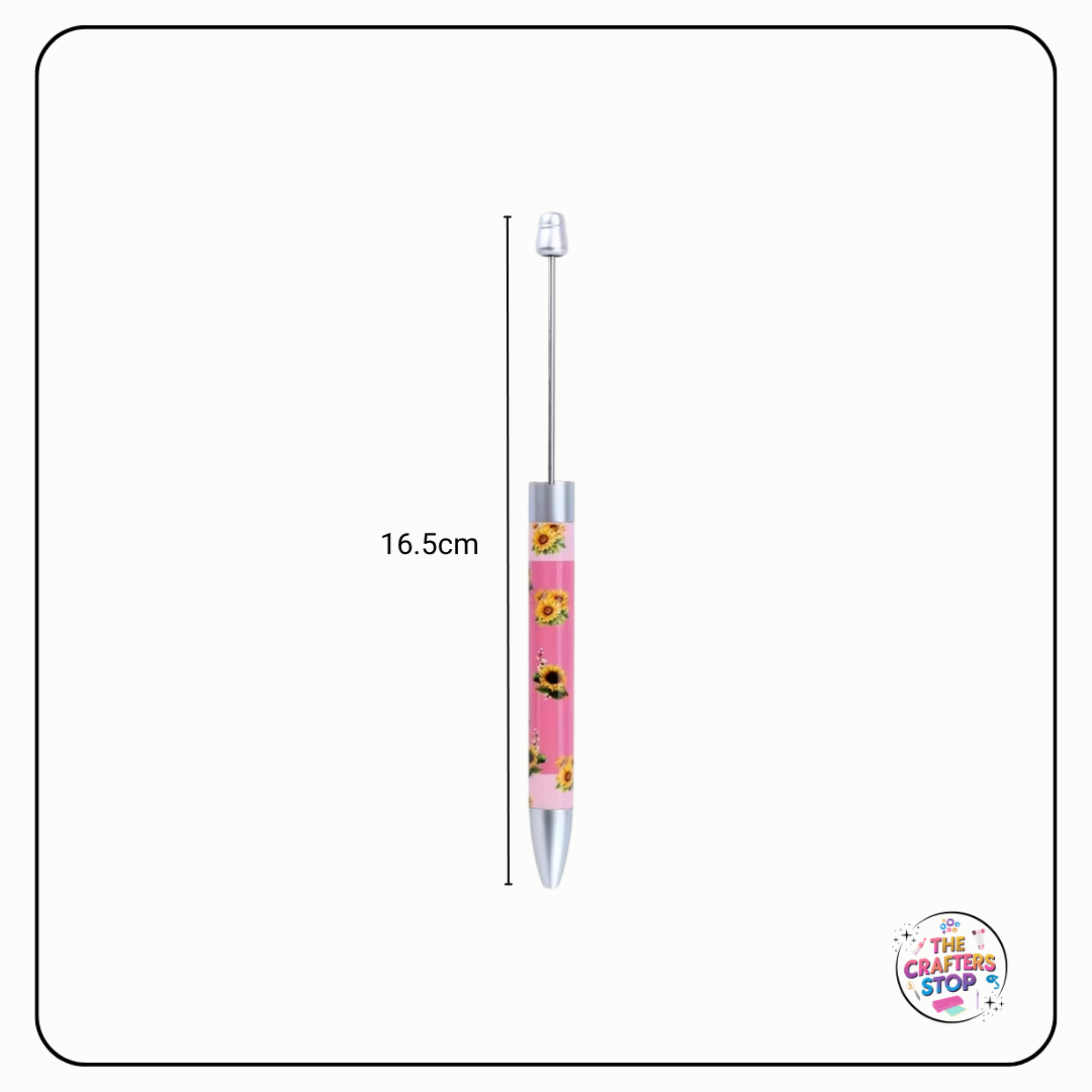 Sunflower Long DIY Beadeable Pens (3 Colours)