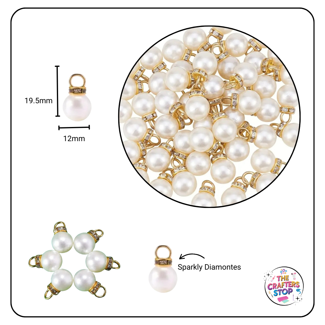 Faux Pearl Charms