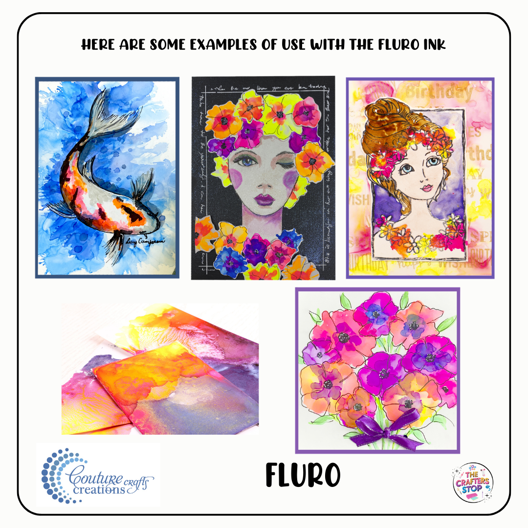 Couture Creations FLURO Alcohol Inks