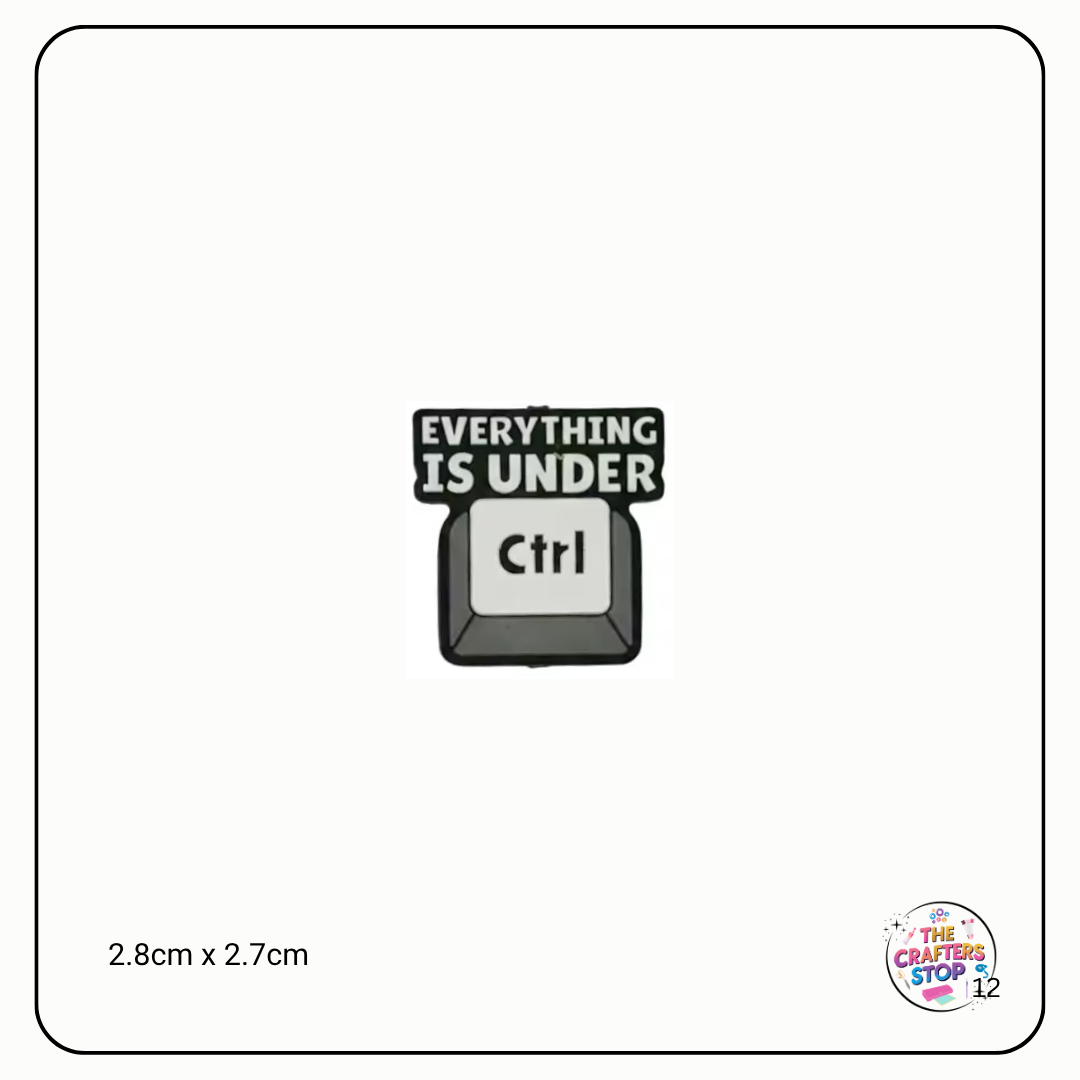 "Everything is under Ctrl" Focal Beads