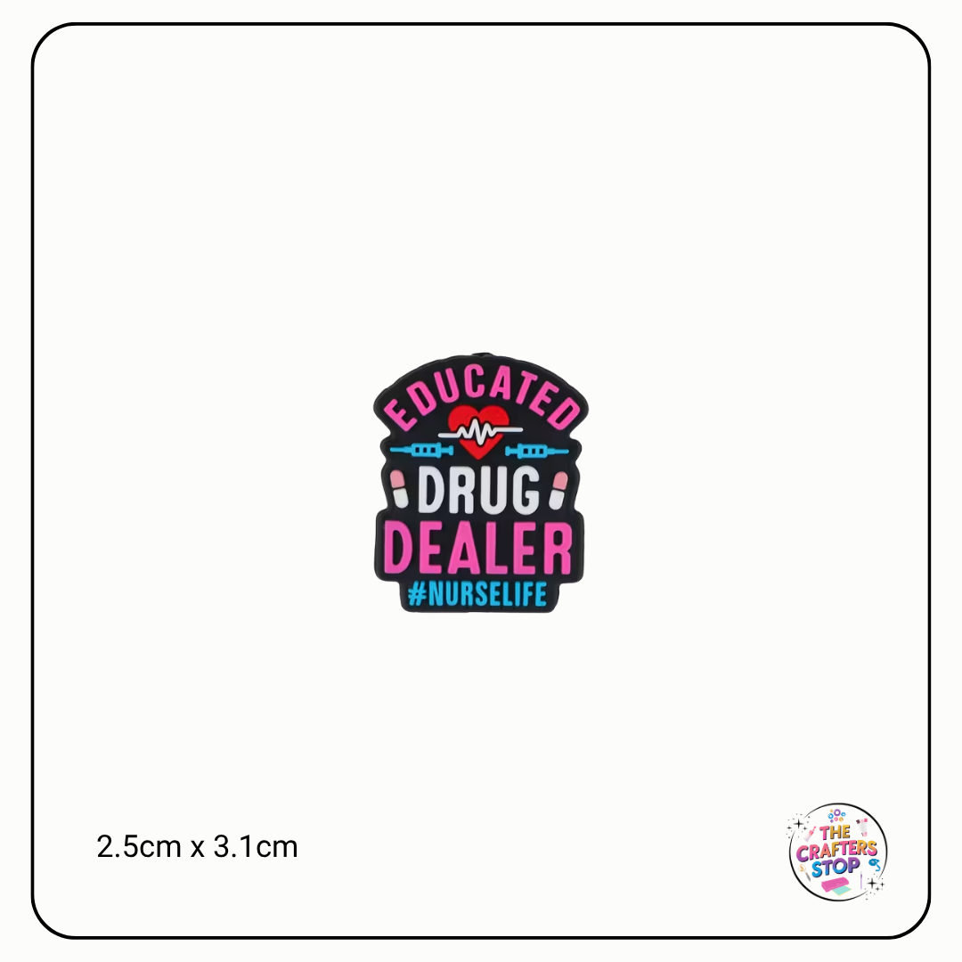 "Educated Drug Dealer" Focal Beads
