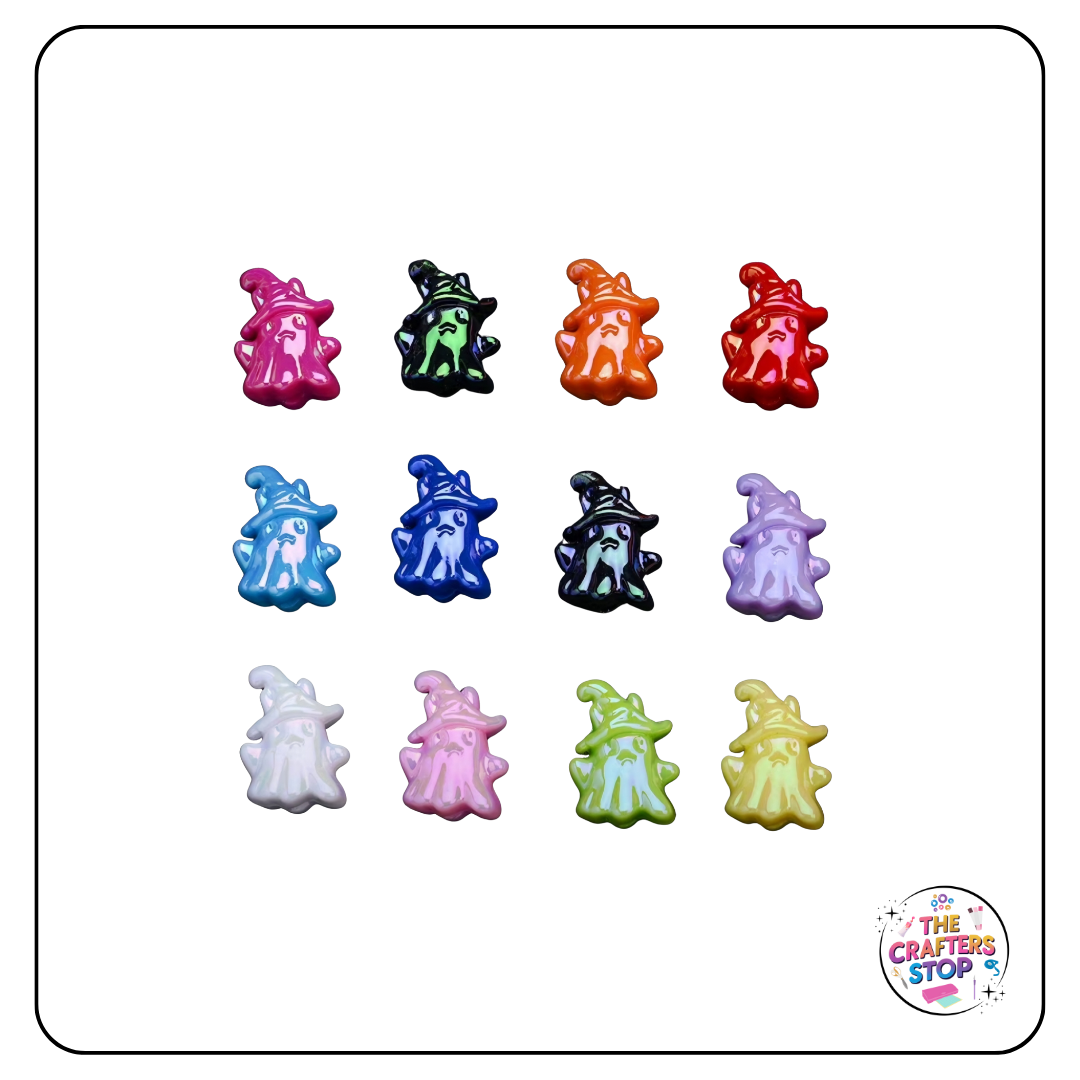 Hallowen Ghost Beads for DIY Pens/Keyrings