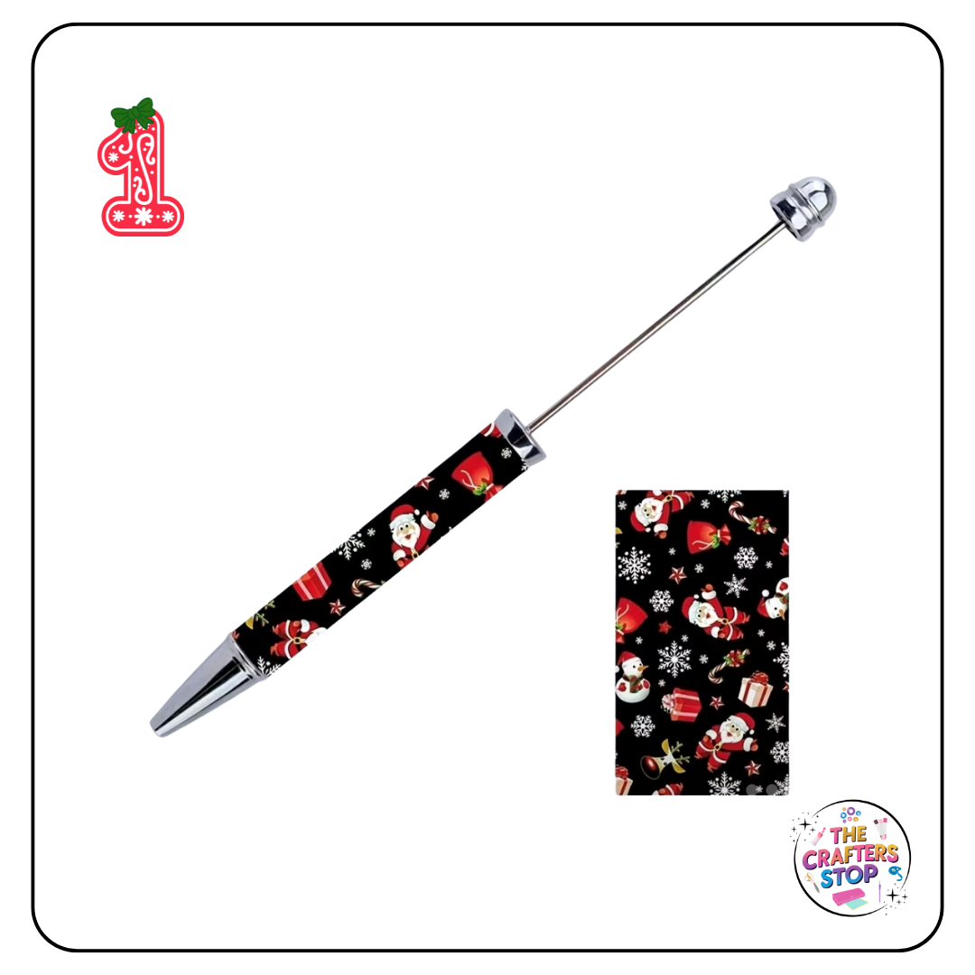 DIY Beadeable Pens (Christmas)