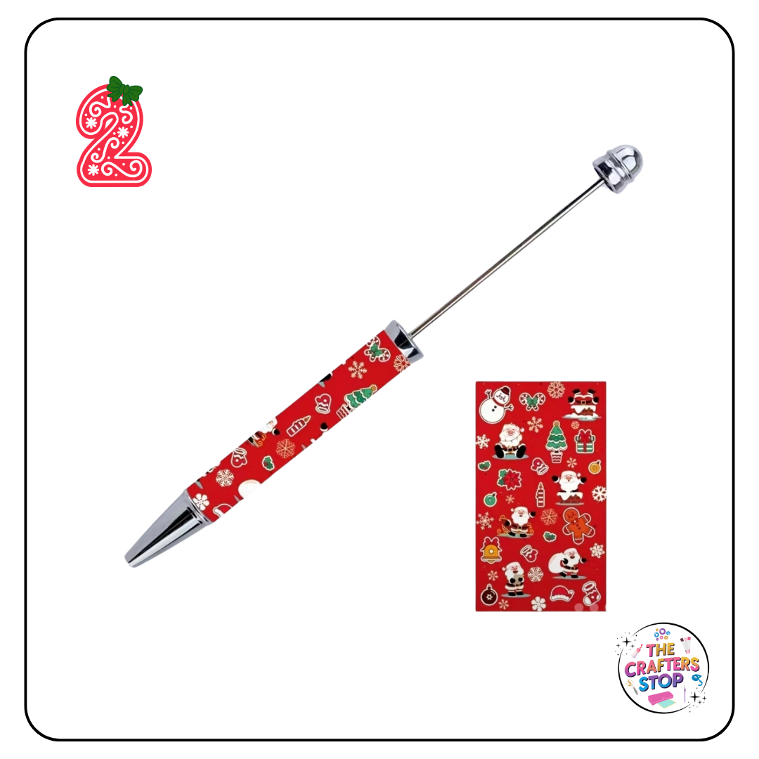 DIY Beadeable Pens (Christmas)