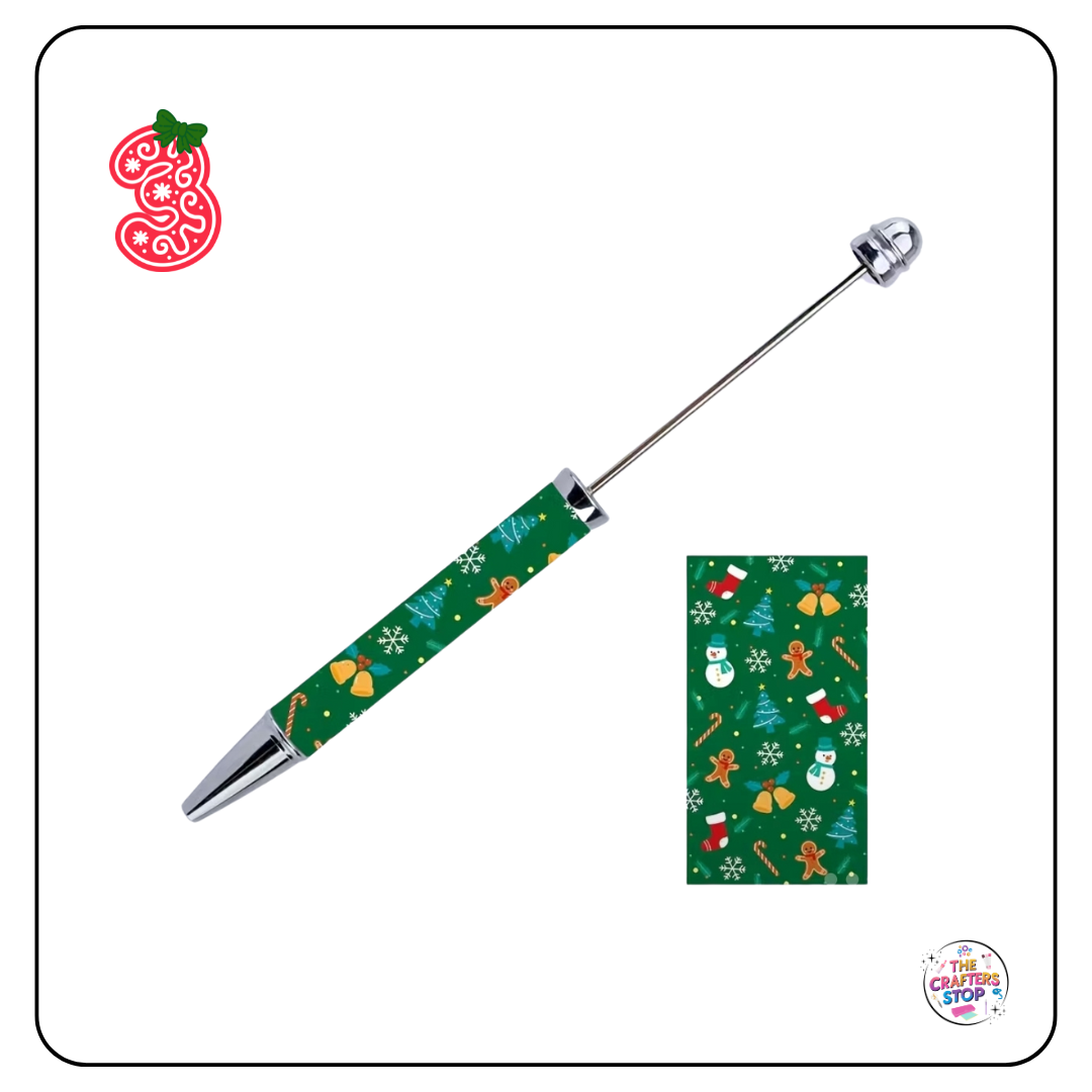 DIY Beadeable Pens (Christmas)