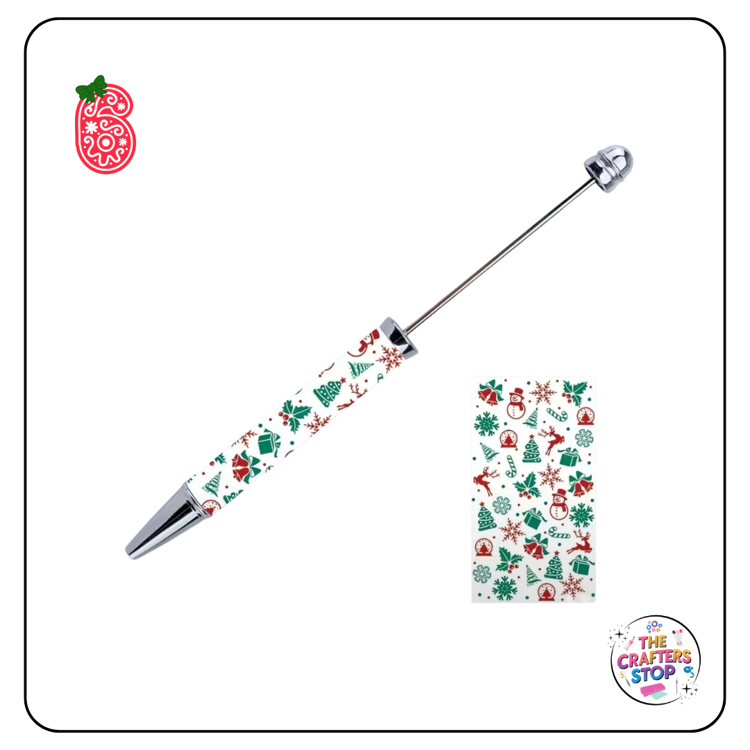 DIY Beadeable Pens (Christmas)