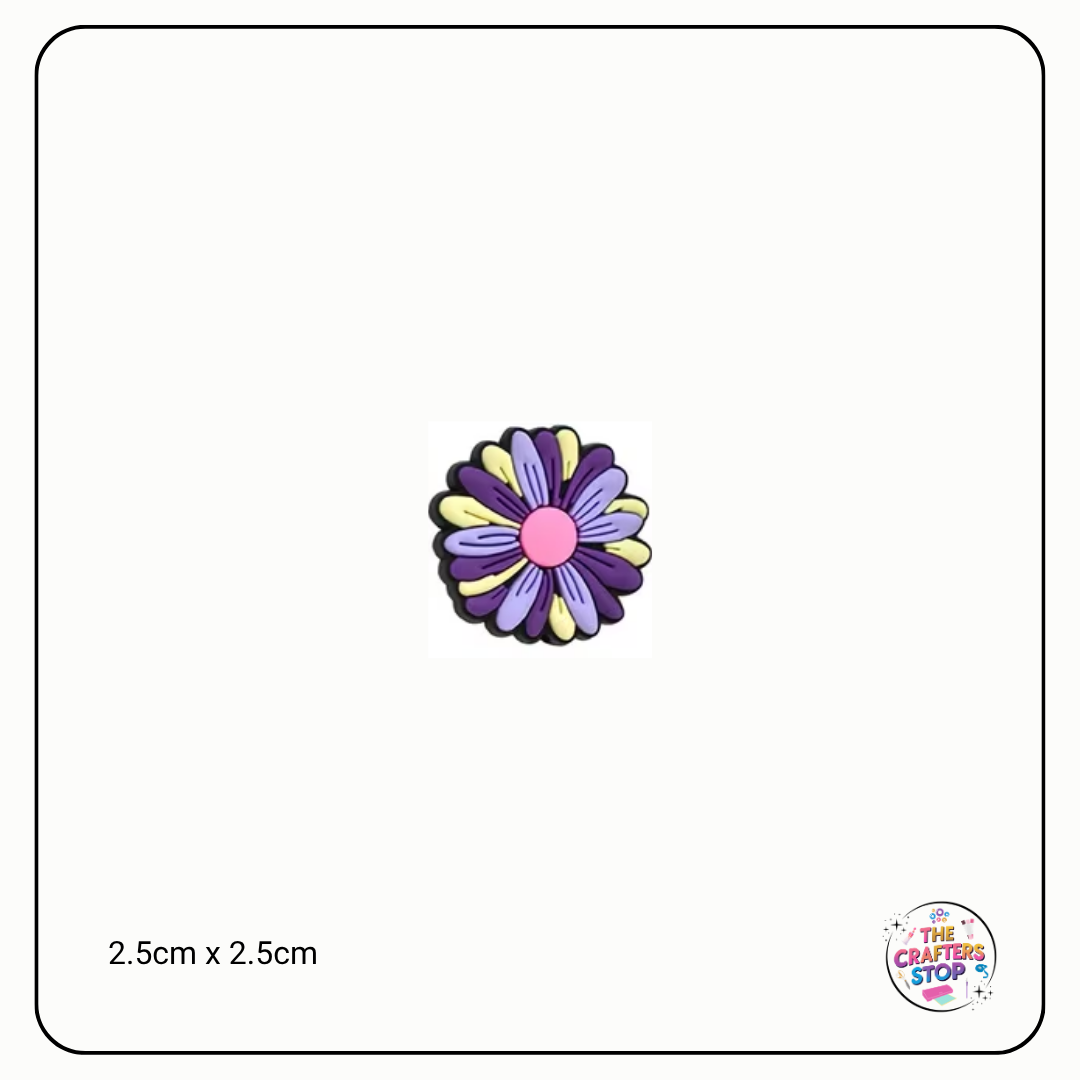 Multi Colour Flowers Focal Beads (5 Designs)