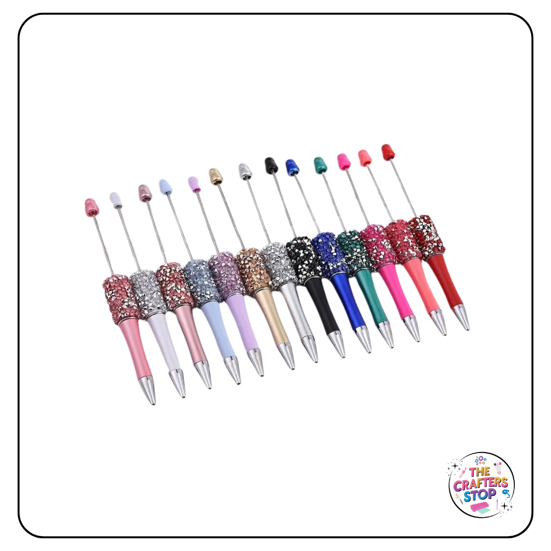 Metallic Decorative Sparkle DIY Beadeable Pens