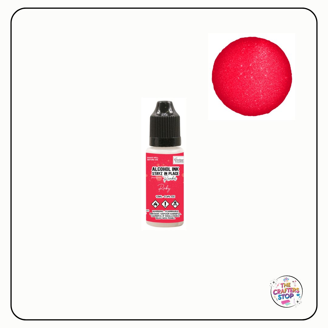 CC Pearlescent Alcohol Ink Stayz in Place Reinker (Refill) - Many Colours