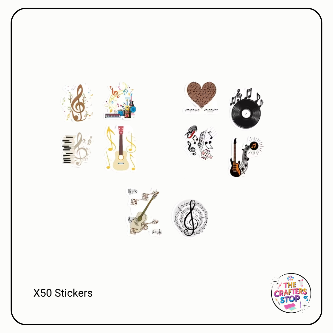 Music Scrapbooking Stickers