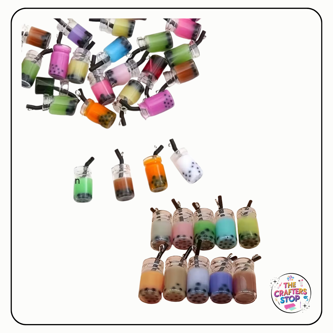 Resin Drink (Milk Tea) Charms