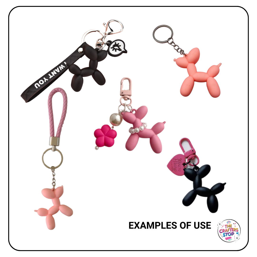 Balloon Dog PVC Charms (2 Colours)