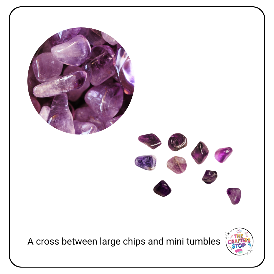 Large Chips of Amethyst Crystals - 40 grams