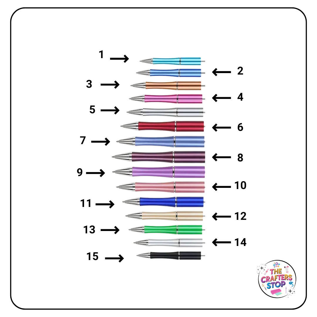 Metallic DIY Beadeable Pens