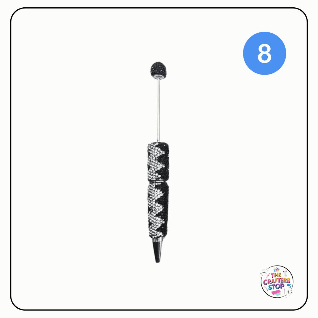 Bling Rhinestone DIY Beadeable Pens (Zig Zag)