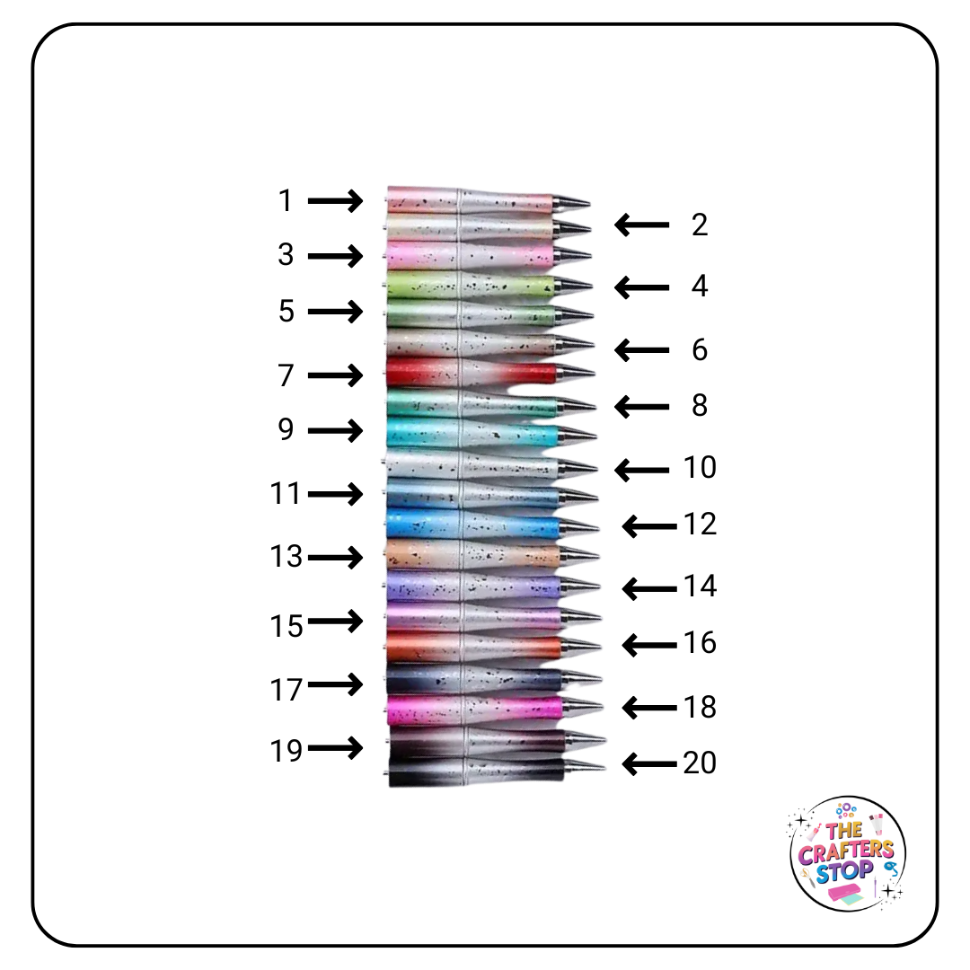 Metallic Speckle DIY Beadeable Pens