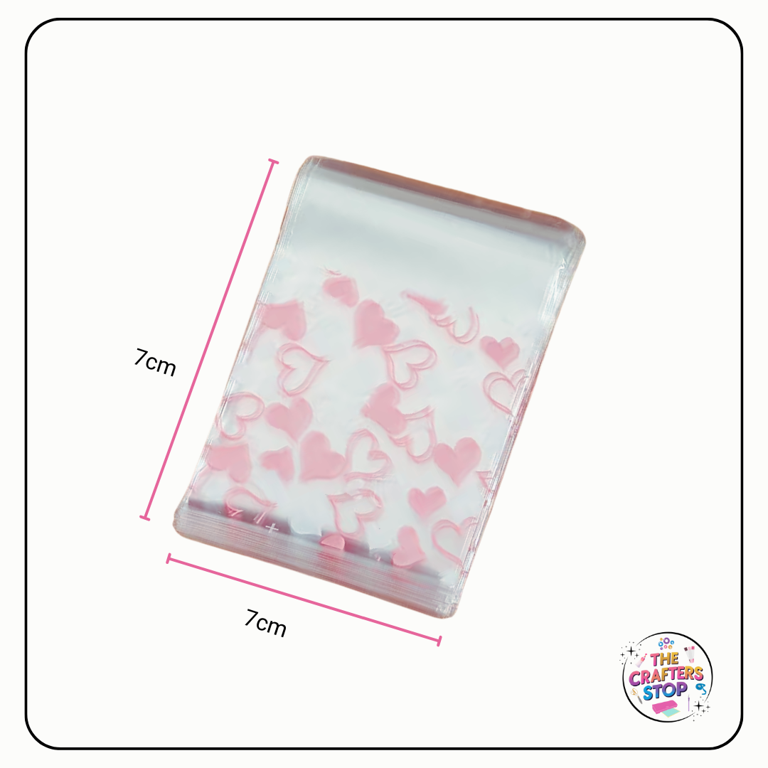Sealable Heart Designed Treat Bags (Great for Valentines Day)