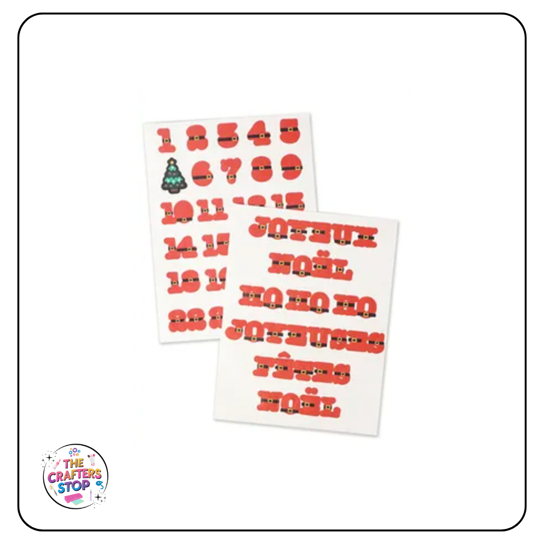 Christmas Advent Calendar Stickers
