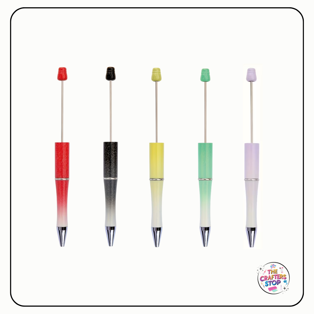 Yellow/White Ombre DIY Beadeable Pens