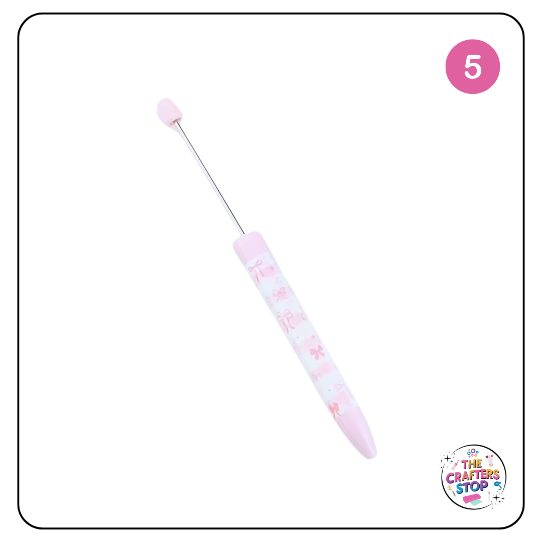 Pink Bow DIY Beadeable Pens
