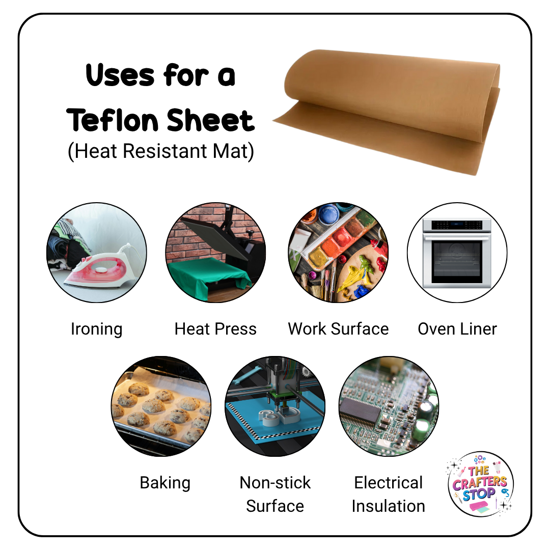 Heat Resistant Teflon Sheet 40 x 30cm