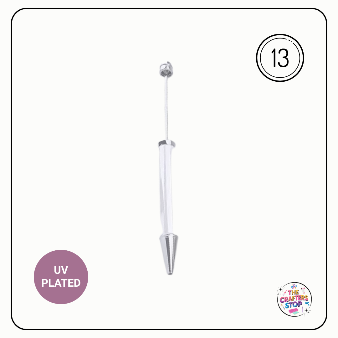 UV Plated Iridescent DIY Beadeable Pens