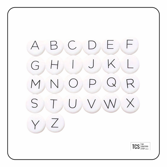 Alphabet Letter Focal Beads
