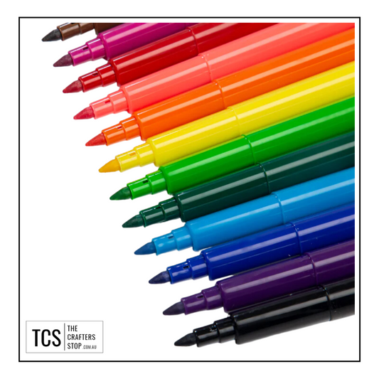 Washable Triangular Markers (12 Pack)