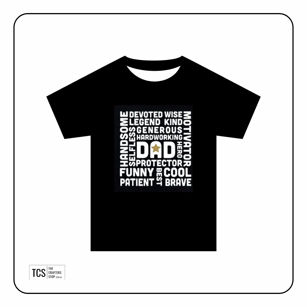 Fathers Day "DAD" Multi Words DTF Iron On Transfers