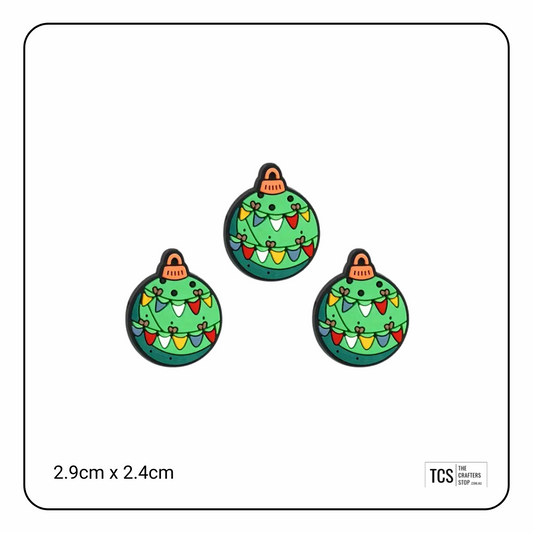 Christmas Bauble Focal Beads