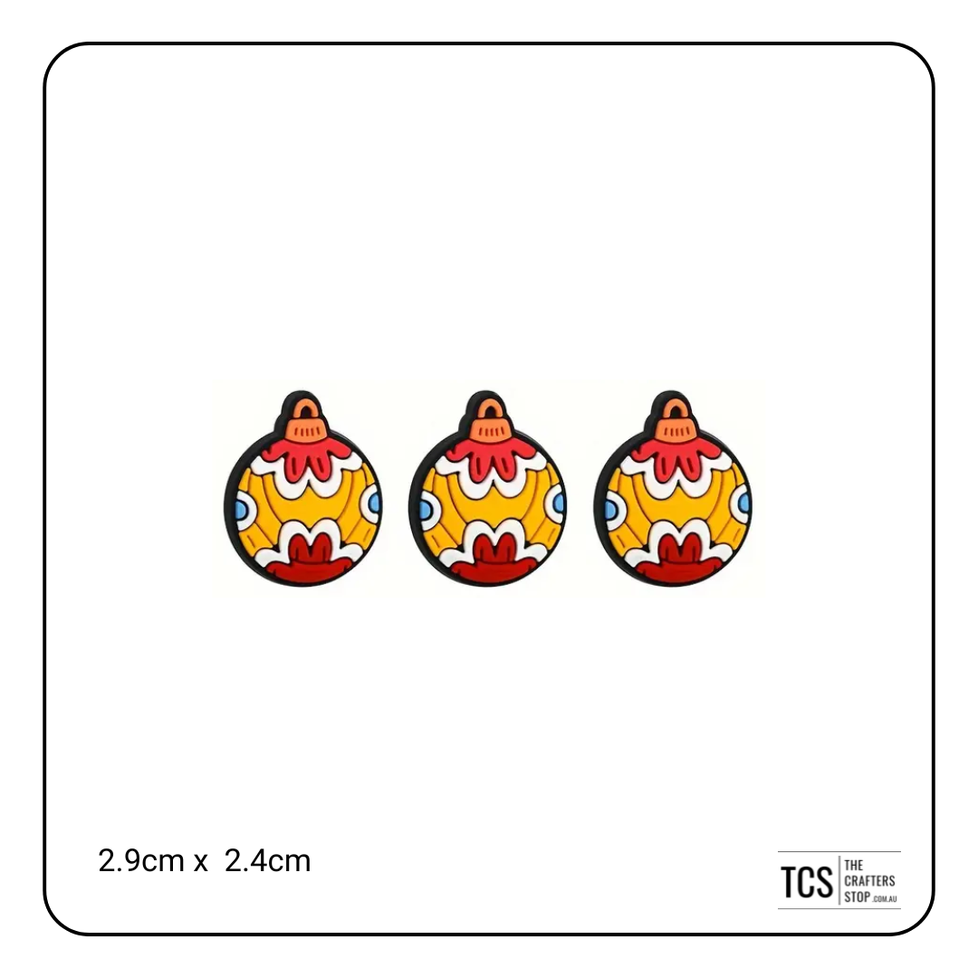 Christmas Bauble Focal Beads