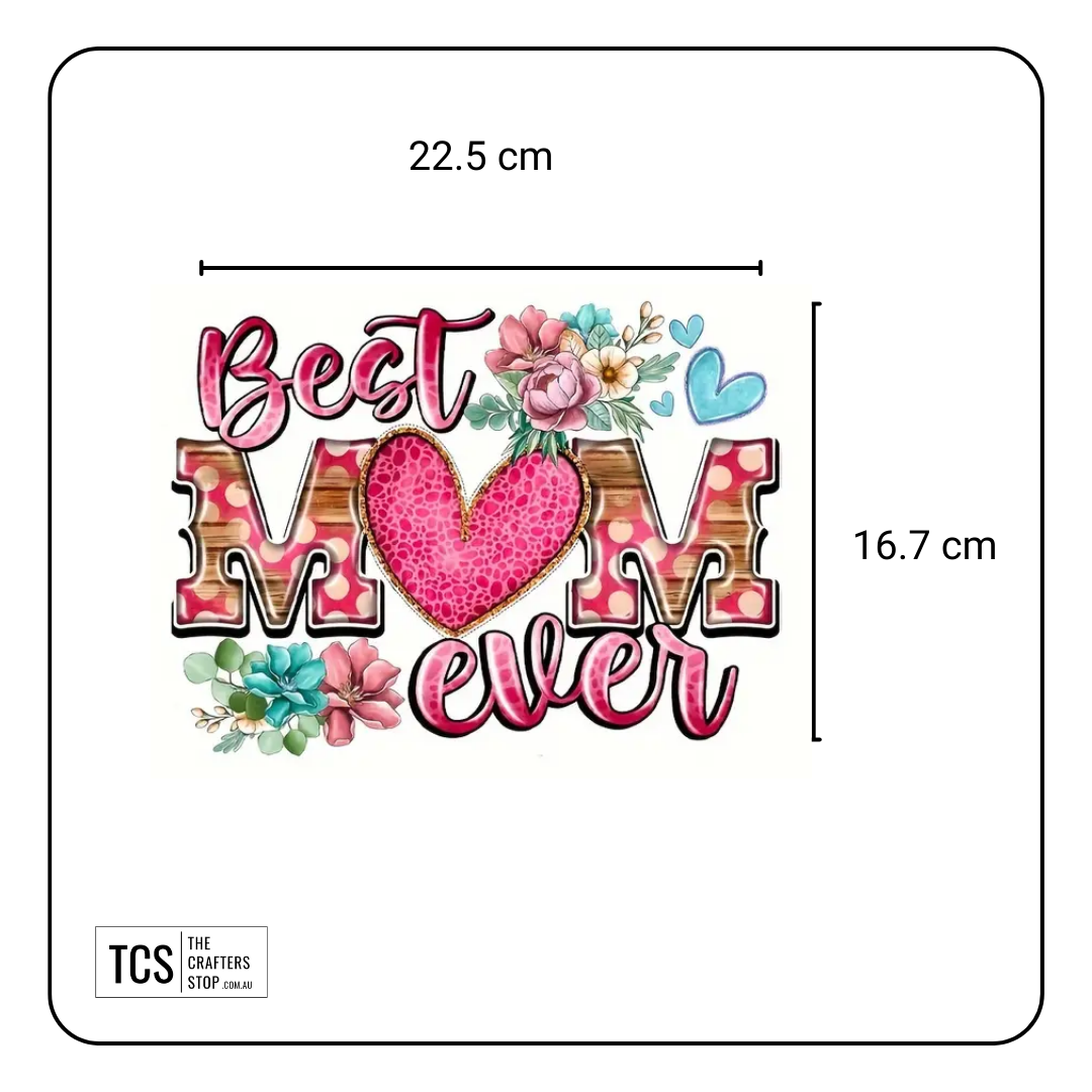 Mothers Day Ready Made DTF Iron On Transfer