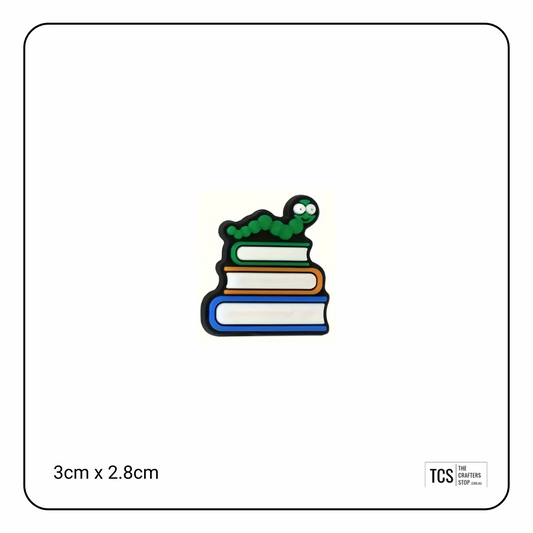 Book Worm Focal Beads