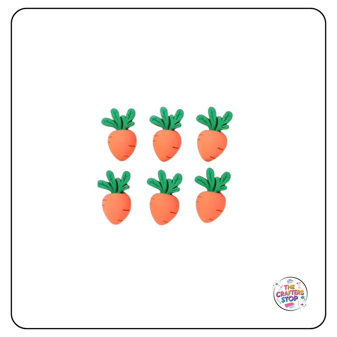 Mini Resin Easter Carrot Embellishments