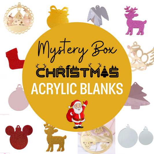 Christmas Acrylic Blanks Mystery Pack