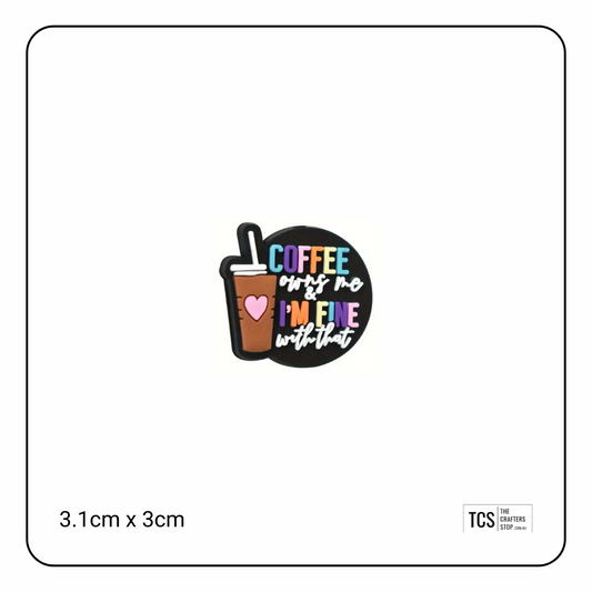 Coffee Themed Focal Beads