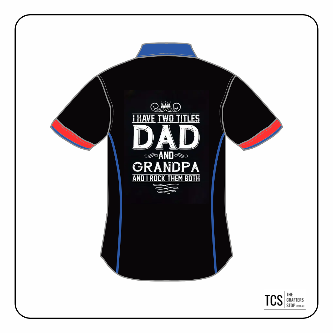 Fathers Day "Dad, Grandpa" DTF Iron On Transfer