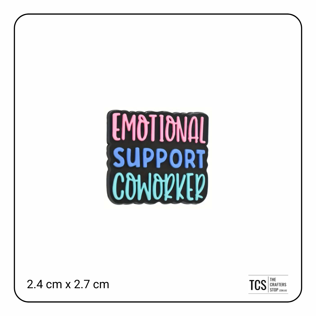 "Emotional Support Coworker" Focal Beads