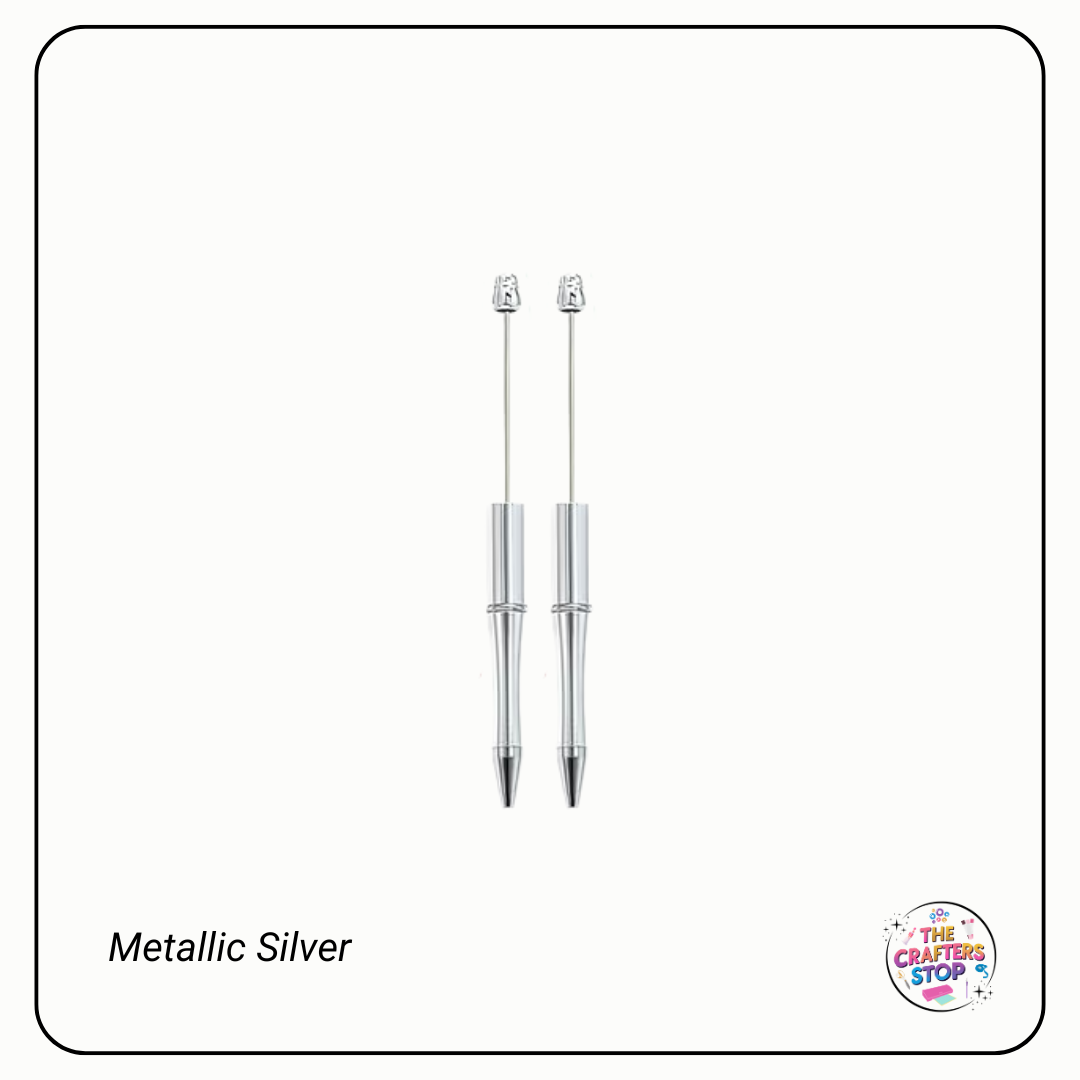 Metallic Chrome DIY Beadeable Pens