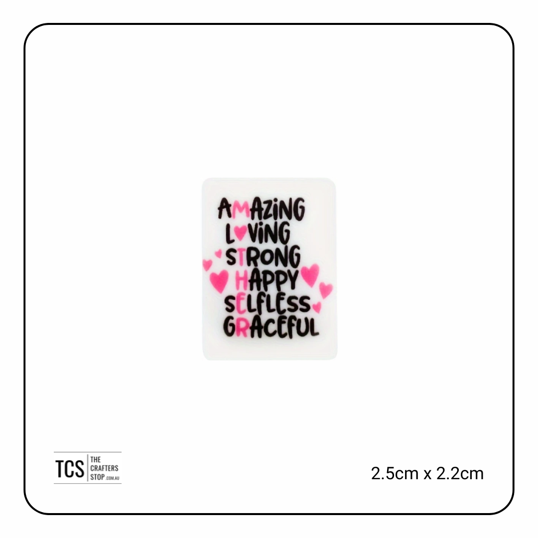 Mother's Day Focal Beads (Different Styles)