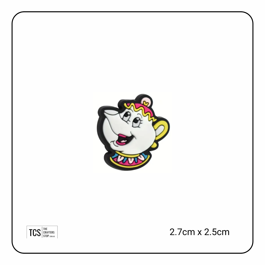 Cartoon Teapot Focal Beads