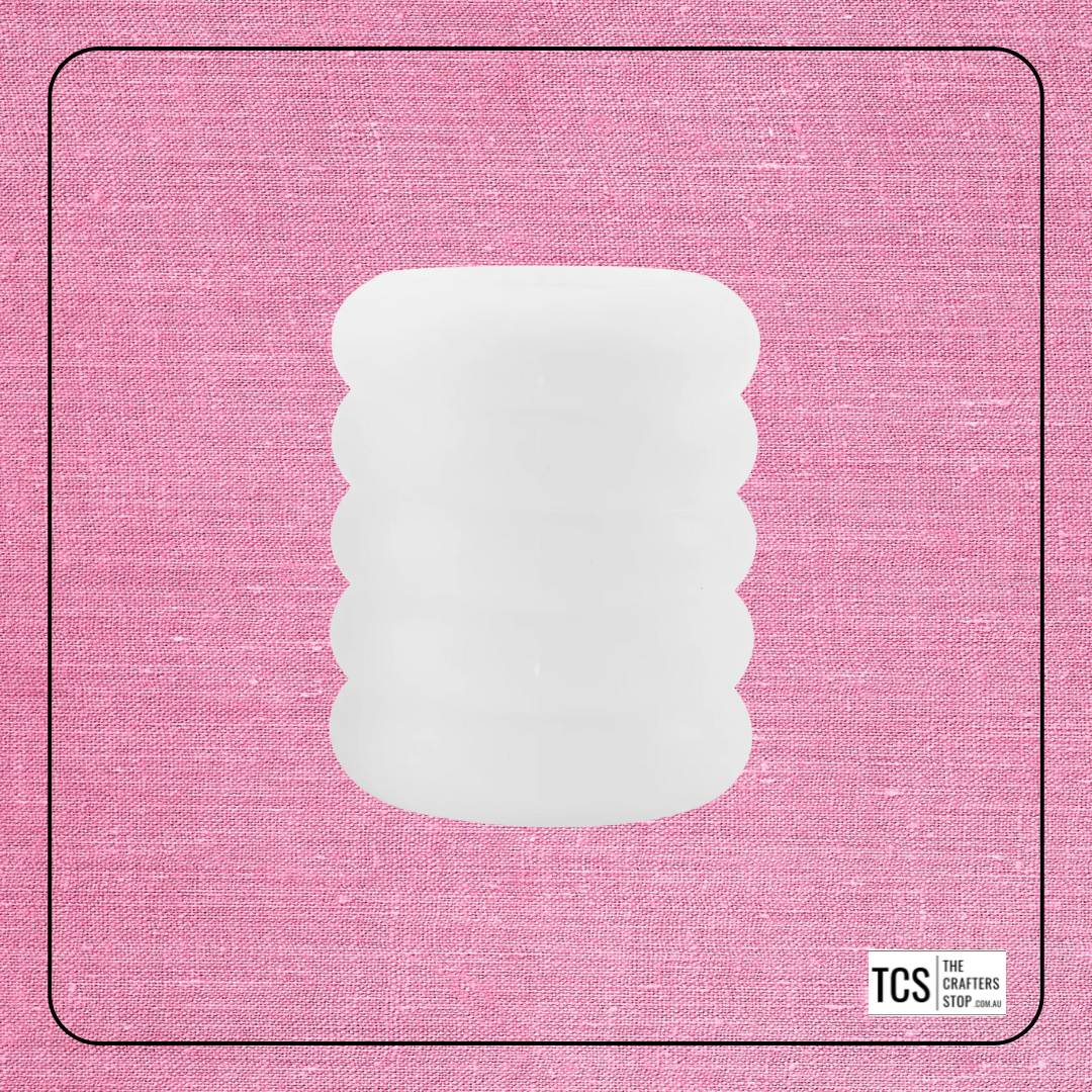 Resin Silicone Scalloped Candle Mould