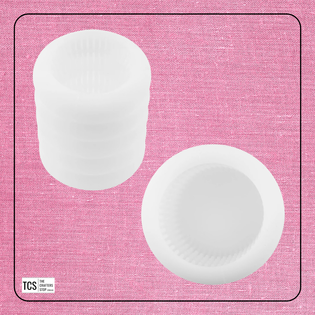 Resin Silicone Scalloped Candle Mould