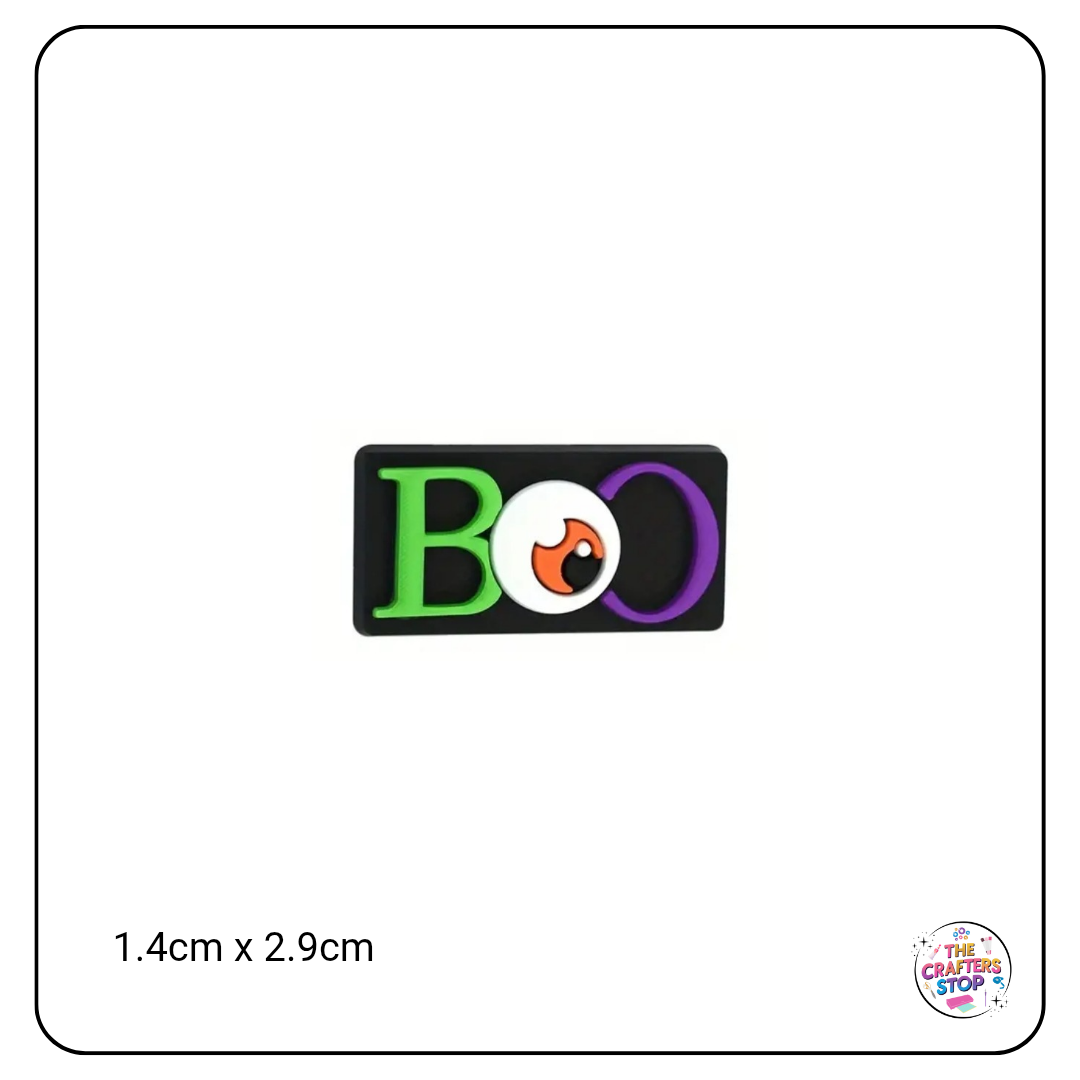 Halloween "Boo" Focal Beads