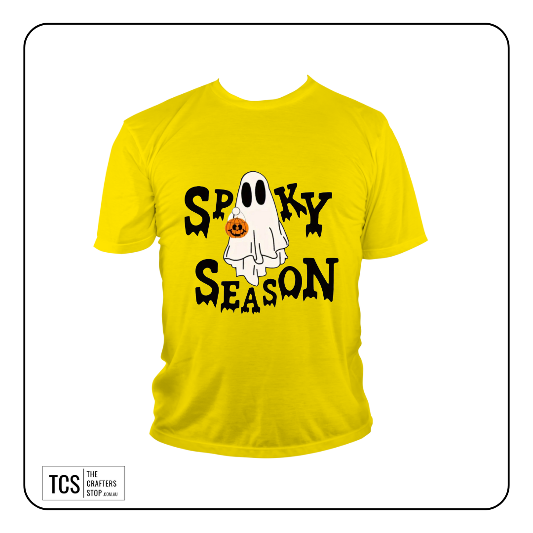 "SPOOKY SEASON" Halloween Theme Ready Made DTF Iron On Transfers