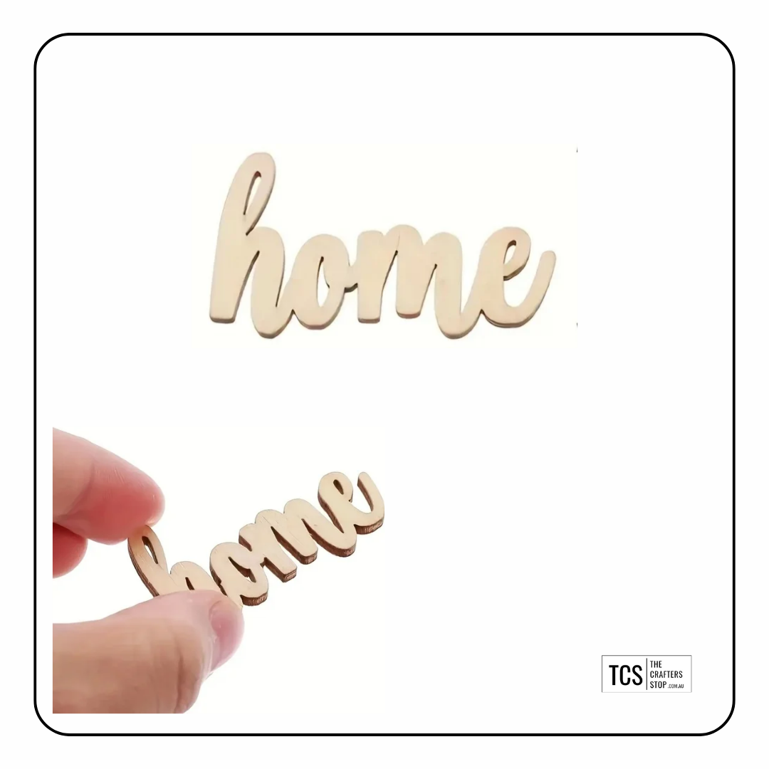 Wooden "home" Cutouts