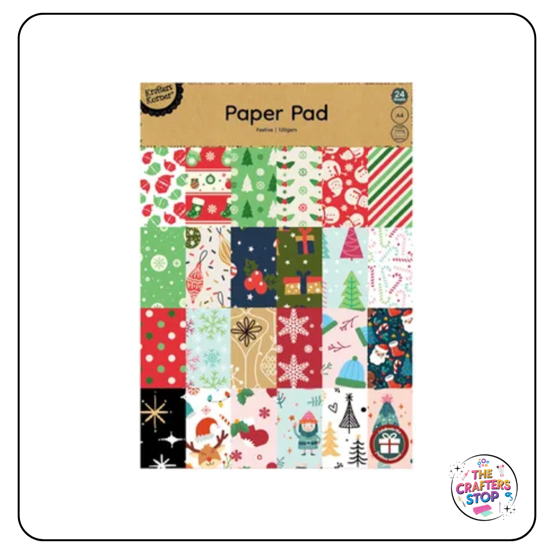 A4 Christmas Design Paper Pad