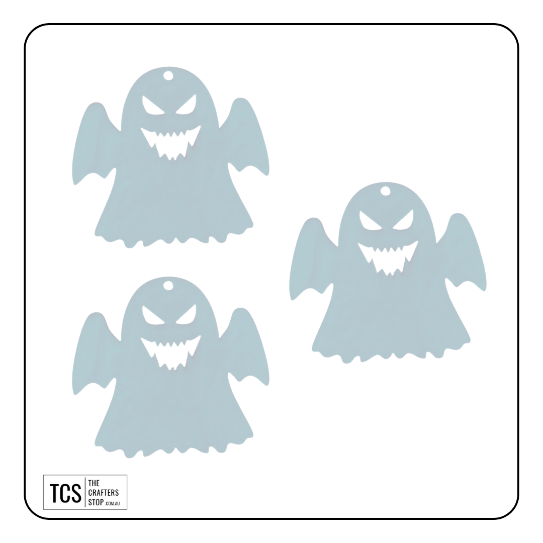Wooden Halloween Ghost Shapes