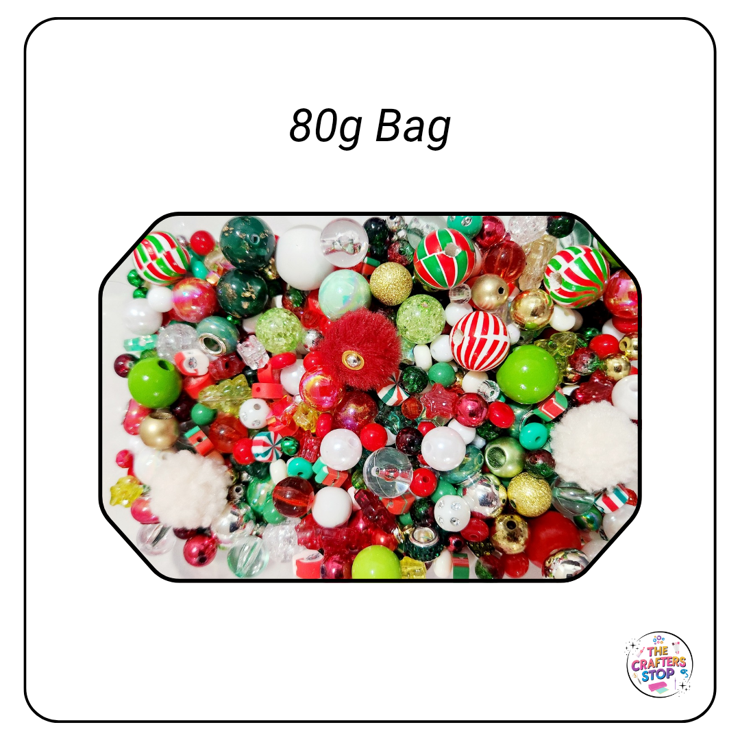 Christmas Bead Mix 40g/80g