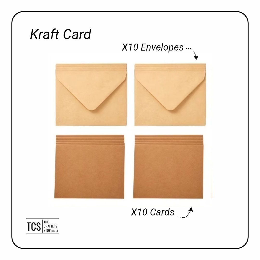 X10 Blank Cards/Envelopes for Card Making